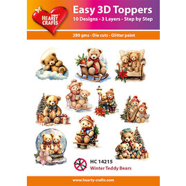 Easy 3D Designs pakket Winter Teddy Bears