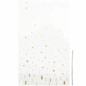 Zakjes met bodem en gouden sterren - Foodsafe - 11x19x6cm - 10st.
