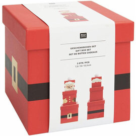 Kerstman geschenkdoosset