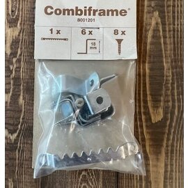 Combiframe schilderijhaak en klemveren