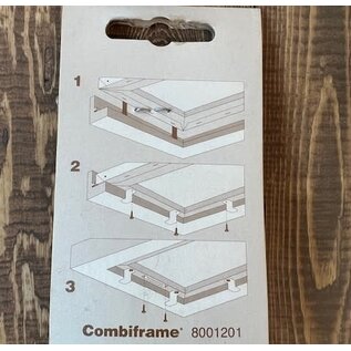 Combiframe schilderijhaak en klemveren