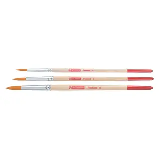Aquarelpenselenset van 3 Rond - Polyester