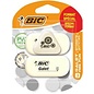 Bic: Gom "Galet" set van 2 stuks + 1x gom "Mini Fun" gratis