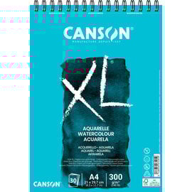 Canson: Tekenblok "Aquarelle XL" A4 (210x297mm) 300g, 30 vel - Wit