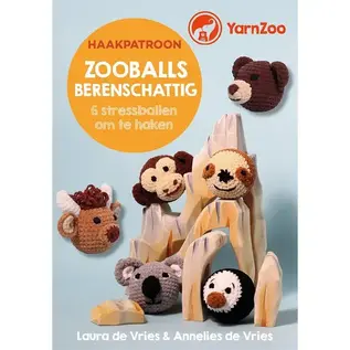 Haakboek Zooballs Berenschattig stressbal- L. de Vries -