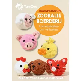 Haakboek Zooballs Boerderij stressbal - L. de Vries -