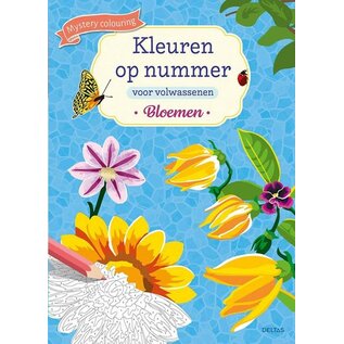 Kleuren op nummer voor volwassenen - Bloemen