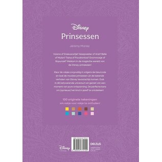 Disney Prinsessen - Kleuren op nummer voor volwassenen