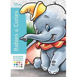 Disney Babies & Cuties - Kleuren op nummer voor volwassenen