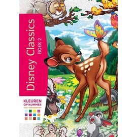 Disney Classics boek 2 - Kleuren op nummer voor volwassenen