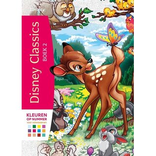 Disney Classics boek 2 - Kleuren op nummer voor volwassenen