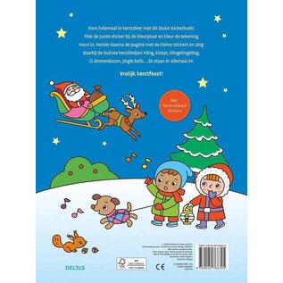 De mooiste kerstliedjes kleur- en stickerboek
