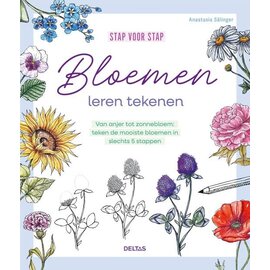 Stap voor stap bloemen leren tekenen