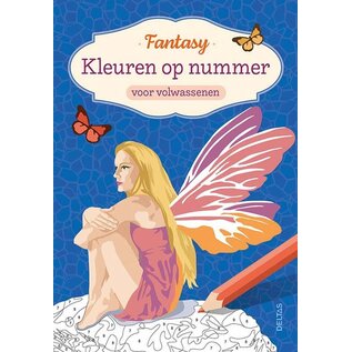 Kleuren op nummer voor volwassenen - Fantasy