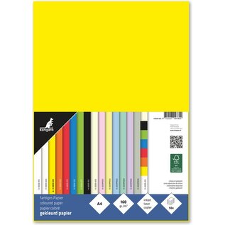 Papier A4 160 grams pak à 50 vel geel
