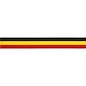Lint Zwart-Geel-Rood 25mm per meter