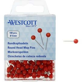 Markeerspelden rood doos 100st 5mm , lengte 16mm