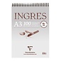 PROMO - Ingres Studie blok spiraal 100 blad 80g A3 (29,7x42cm)
