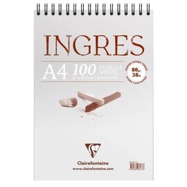 PROMO - Ingres Studie blok spiraal 100 blad 80g A4 (21x29,7cm)