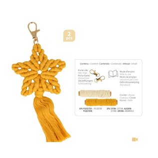 Macramé 2 sleutelhangers