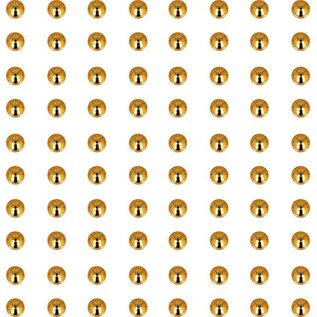 80 gouden parels rond stickers
