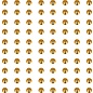 80 gouden parels rond stickers