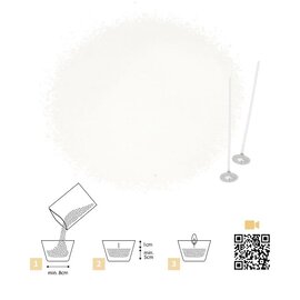 Witte kaarsenzand 250 gr