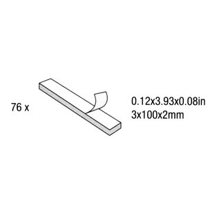 76 klevende foamstrip s3D dubbelzijdige - 3L Scrapbook Adhesives