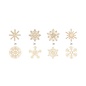 16 houten silhouetten Kerst
