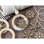 16 houten silhouetten Kerst
