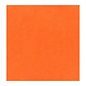 Vilt blad 1 mm oranje  30x30cm - soepel - Per vel
