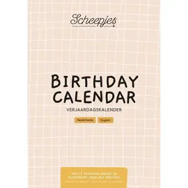 Scheepjes Verjaardagskalender NL-EN