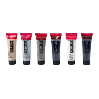 Amsterdam Standard Series acrylverf grijstinten set | 6 x 20 ml