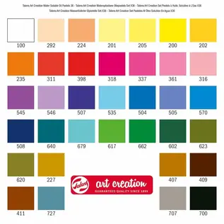 Wateroplosbare Oliepastels Set 36
