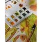 Van Gogh Aquarelverf pocket box natuurtinten met 12 kleuren in halve napjes