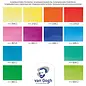 Van Gogh Aquarelverf pocket box felle tinten met 12 kleuren in halve napjes