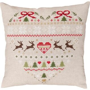Borduurkussen kit Kerstmis