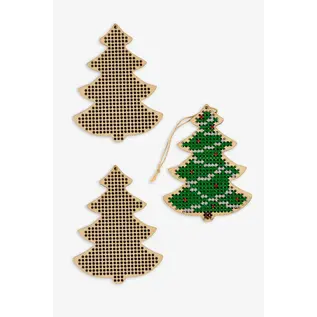 Klaar om te borduren: Kerstboom versiering