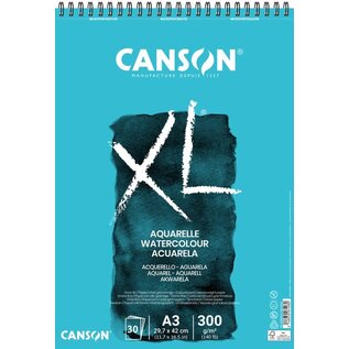 Canson XL - Aquarelpapier 30vellen 300g/m² A3 wit