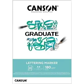 Canson Lettering Paper Block voor Marker 180g / m²