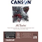 CANSON tekenpapier Mi-Teintes 24 x 32 cm zwart 160gr. 20 vel.