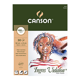 Canson tekenblok ‘Ingres Vidalon’, 32 x 41 cm 100gr. 30 vellen