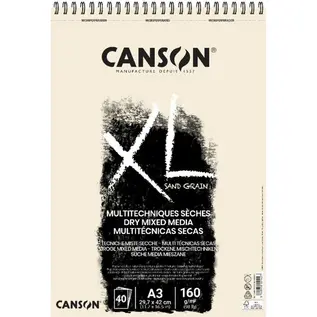 Canson XL Sand Grain - Dry Mix Media A3 Nature - 40 vellen
