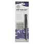 Daler Rowney - Dip Pen Set met 5 penpunten voor kalligrafie