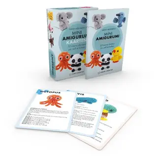 Boek Mini Amigurumi kaarten.