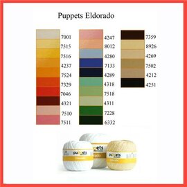 Puppets Eldorado dikte 10 50g 07001 wit bad 4574010