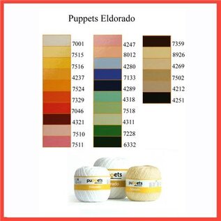 Puppets Eldorado dikte 10 50g 07001 wit bad 4574010