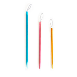 Set 3 wolnaalden met nylon oog 5 stuks