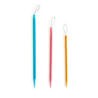 Set 3 wolnaalden met nylon oog 5 stuks