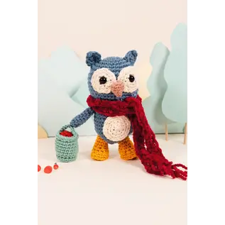 DMC - Uil in de moestuin van Joanna Hateley Intermediate Amigurumi haakpakket